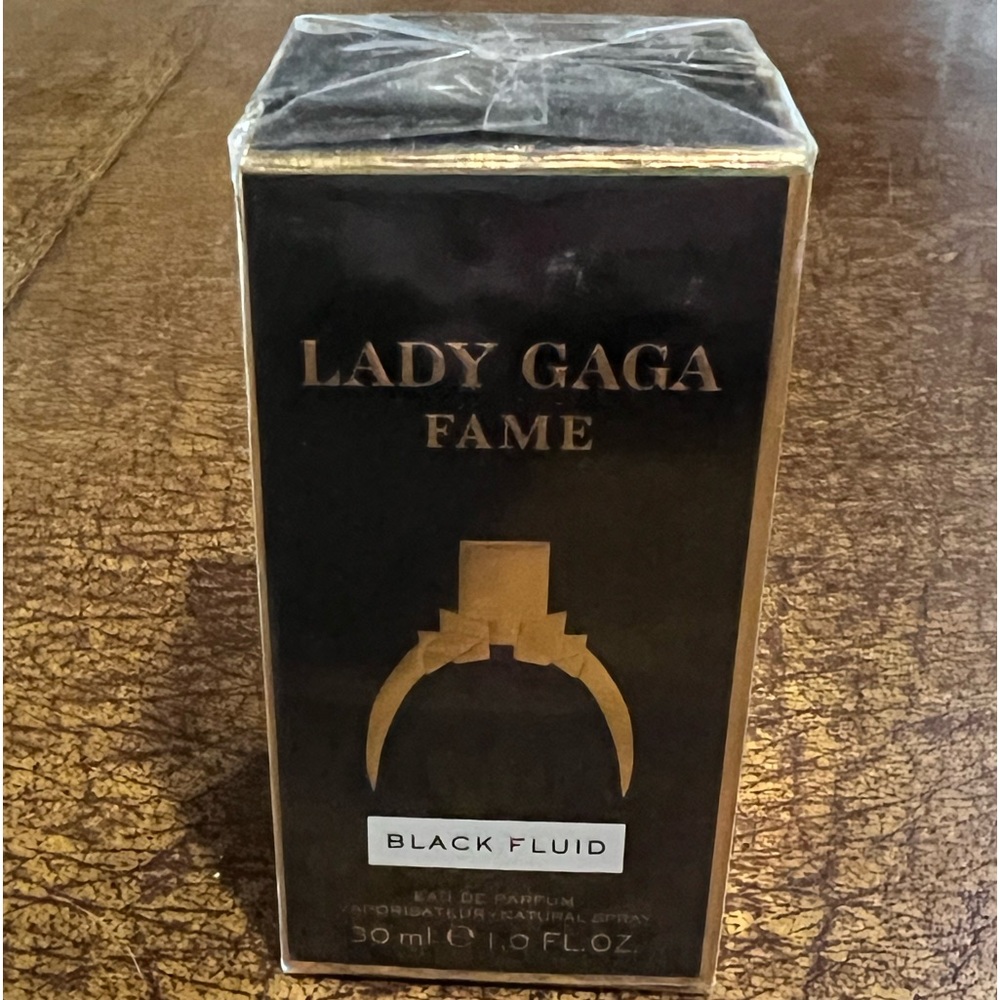 Lady Gaga Black Fluid Fame Perfume NEW IN BOX